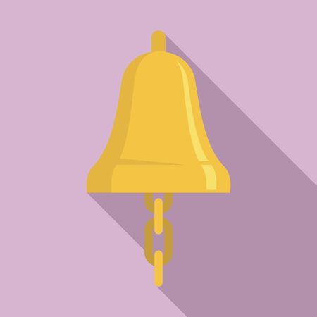 Sailor bell icon. Flat illustration of sailor bell icon for web designの写真素材