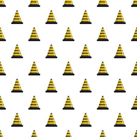 Transportation cone pattern seamless repeat for any web designの写真素材
