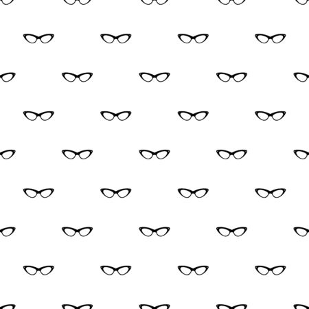 Elegance eyeglasses pattern seamless repeat geometric for any web designの写真素材
