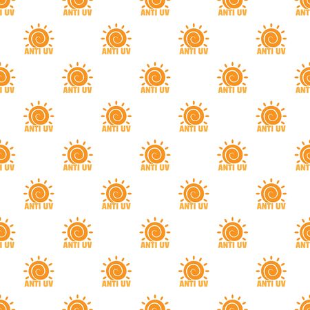 Anti uv sun pattern seamless, vector illustration.のイラスト素材