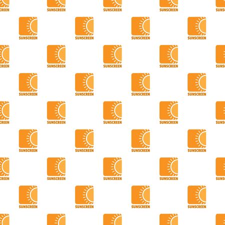 Sunscreen pattern seamless, vector illustration.のイラスト素材