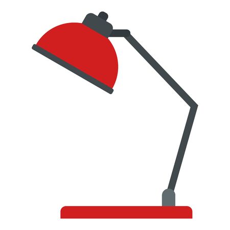 Desktop lamp icon, flat styleのイラスト素材