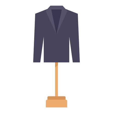 Man blazer icon, flat styleのイラスト素材