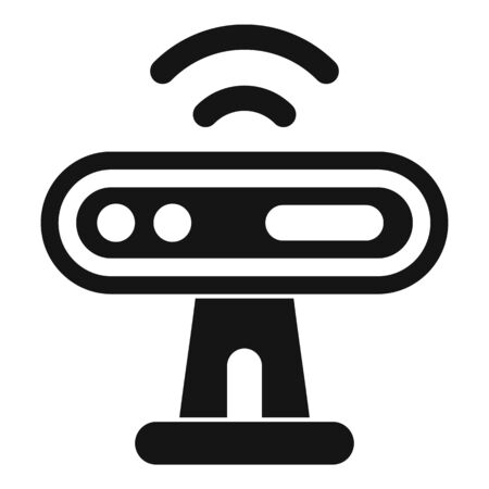 Web camera sensor icon, simple styleのイラスト素材