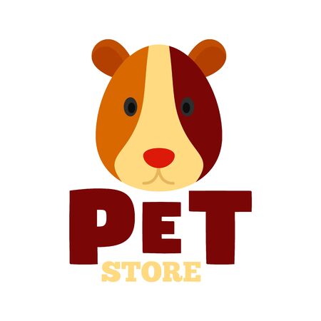 Pet store animal , flat styleのイラスト素材