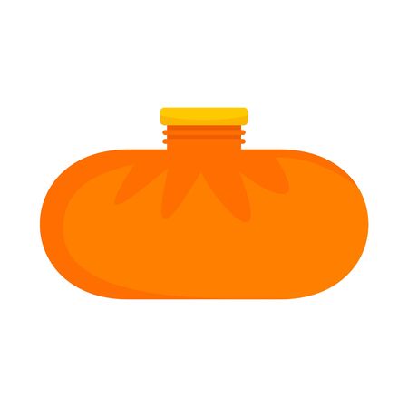 Rubber warmer icon, flat styleのイラスト素材