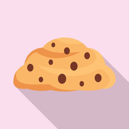 Confectionery cream icon, flat styleのイラスト素材