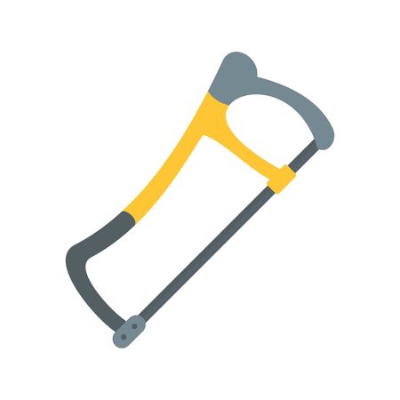 Hand saw icon. Flat illustration of hand saw vector icon for web designのイラスト素材