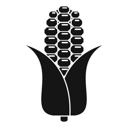 Agriculture corn icon, simple styleのイラスト素材