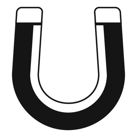 Magnet force icon, simple styleのイラスト素材