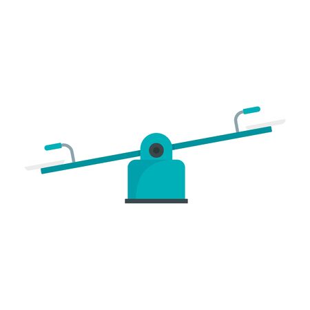 Kid balance board icon, flat styleのイラスト素材