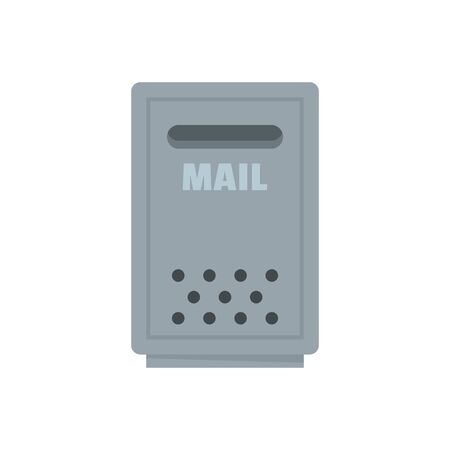 Outdoor mail box icon, flat styleのイラスト素材