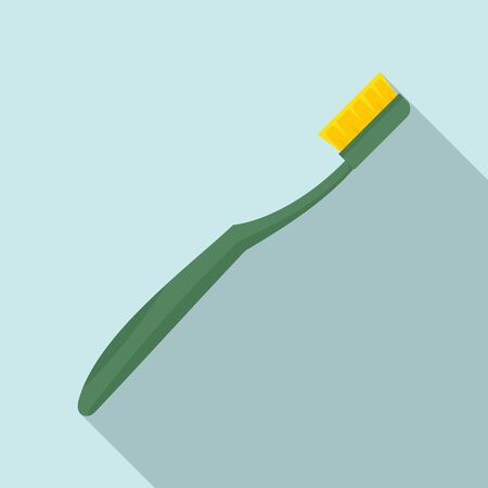 Toothbrush icon, flat styleのイラスト素材
