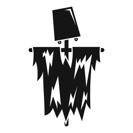 Scarecrow icon, simple styleのイラスト素材