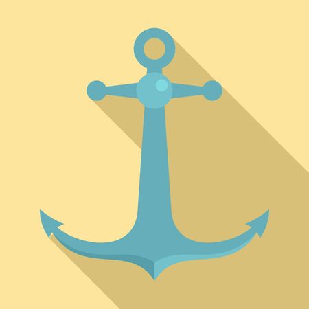Anchor icon, flat styleのイラスト素材