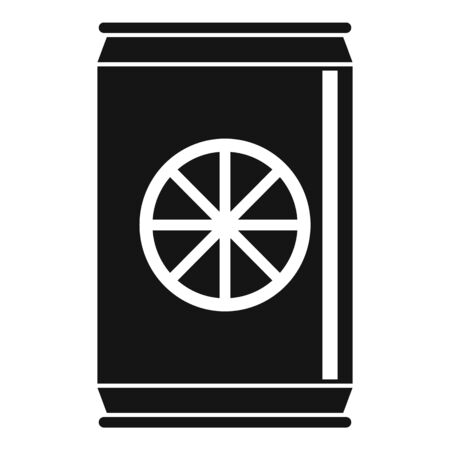 Healthy orange soda icon, simple styleのイラスト素材