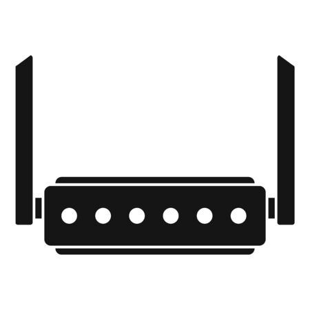 Broadband router icon, simple styleのイラスト素材