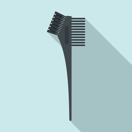 Hair dye professional brush icon, flat styleのイラスト素材