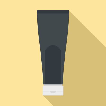 Conditioner creme tube icon. Flat illustration of conditioner creme tube vector icon for web designのイラスト素材