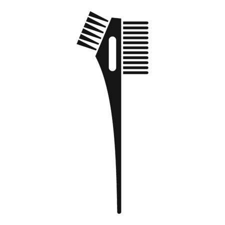 Hair dye professional brush icon, simple styleのイラスト素材