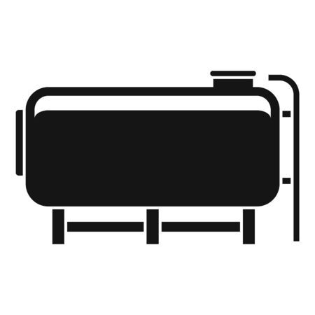 Milk tank icon, simple styleのイラスト素材