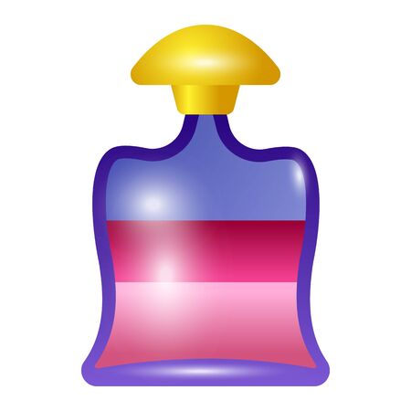 Perfume potion icon, cartoon styleのイラスト素材