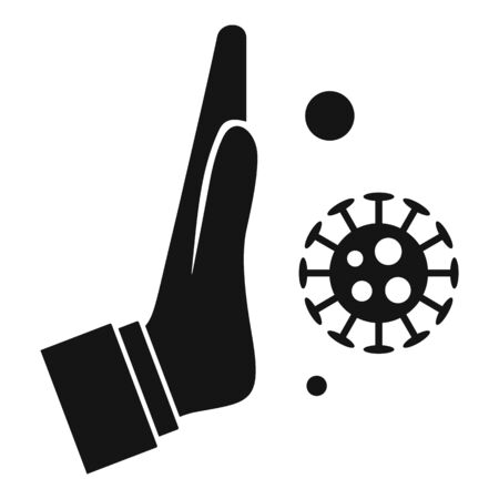 Immunization icon, simple styleのイラスト素材