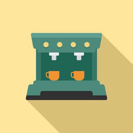Mug cofffee machine icon. Flat illustration of mug cofffee machine vector icon for web designのイラスト素材