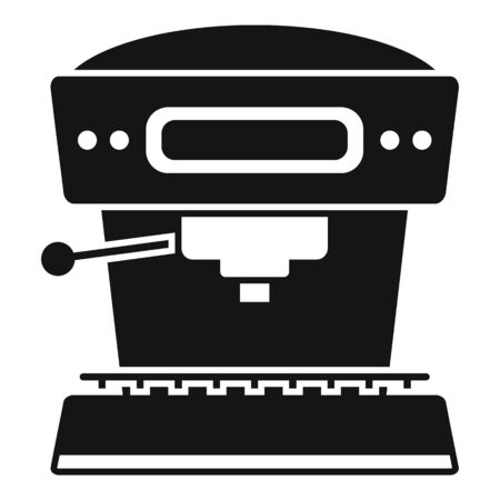 Espresso coffee machine icon, simple styleのイラスト素材