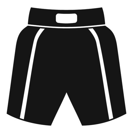Boxing shorts icon, simple styleのイラスト素材