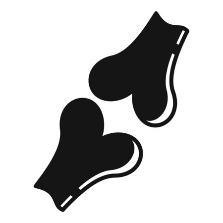 Podiatrist treatment icon. Simple illustration of podiatrist treatment vector icon for web design isolated on white backgroundのイラスト素材