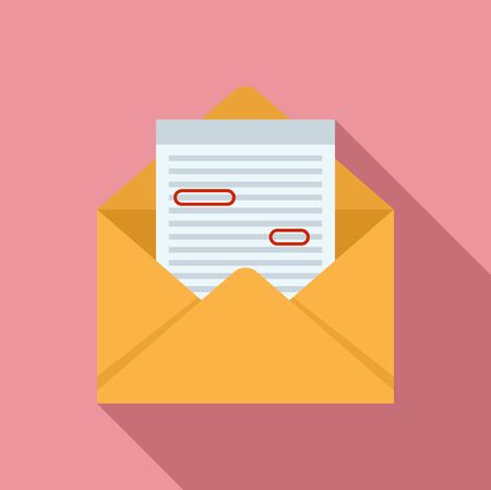 Article editor icon, flat styleのイラスト素材