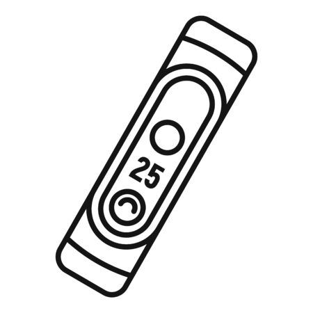 Running bracelet icon. Outline running bracelet vector icon for web design isolated on white backgroundのイラスト素材