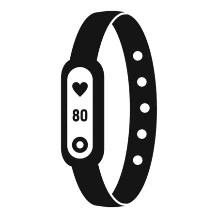 Running bracelet icon. Simple illustration of running bracelet vector icon for web design isolated on white backgroundのイラスト素材