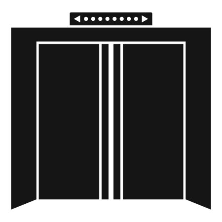 Building elevator icon, simple styleのイラスト素材