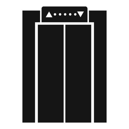 Airport elevator icon, simple styleのイラスト素材