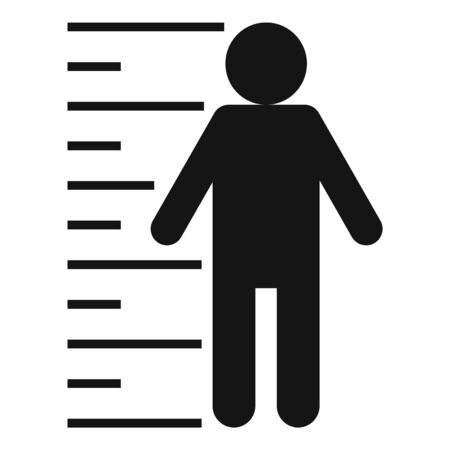 Criminal justice icon. Simple illustration of criminal justice vector icon for web design isolated on white backgroundのイラスト素材