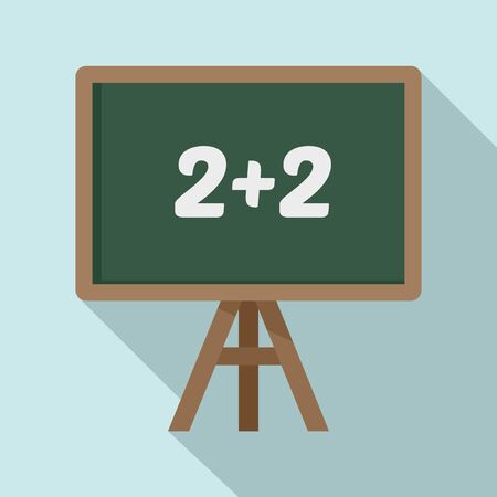 Lesson board icon. Flat illustration of lesson board vector icon for web designのイラスト素材