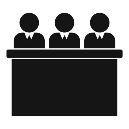 Job commission expert icon. Simple illustration of job commission expert vector icon for web design isolated on white backgroundのイラスト素材