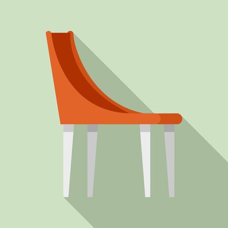 Kitchen modern chair icon. Flat illustration of kitchen modern chair vector icon for web designのイラスト素材