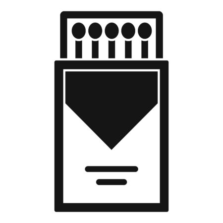 Match box icon, simple styleのイラスト素材