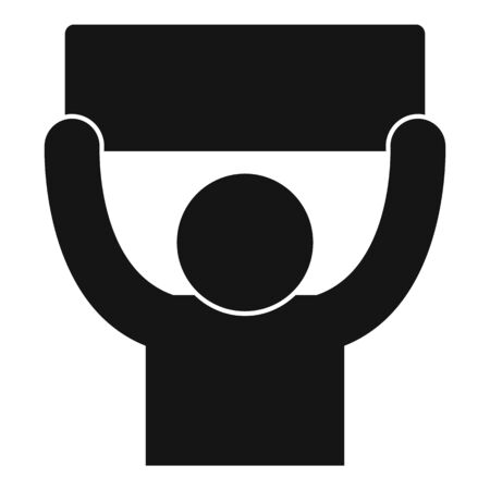 Soccer player change icon, simple styleのイラスト素材