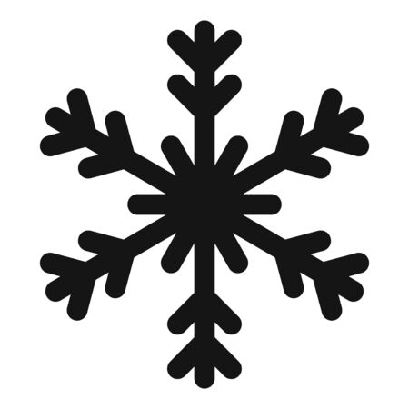 Season snowflake icon, simple styleのイラスト素材