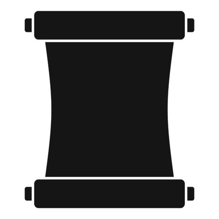 Ninja papyrus icon, simple styleのイラスト素材