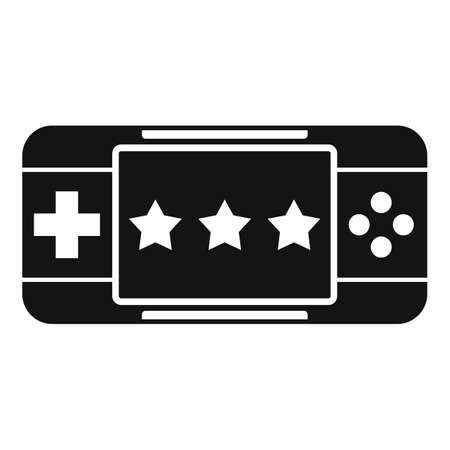 Portable game device icon, simple styleのイラスト素材