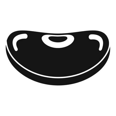 Seed kidney bean icon, simple styleのイラスト素材