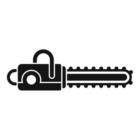 Cutter chainsaw icon, simple styleのイラスト素材