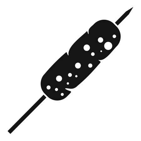 Dubai sweet stick icon, simple styleのイラスト素材