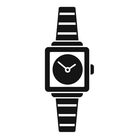 Watch repair icon, simple styleのイラスト素材