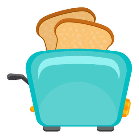Domestic toaster icon, cartoon styleのイラスト素材